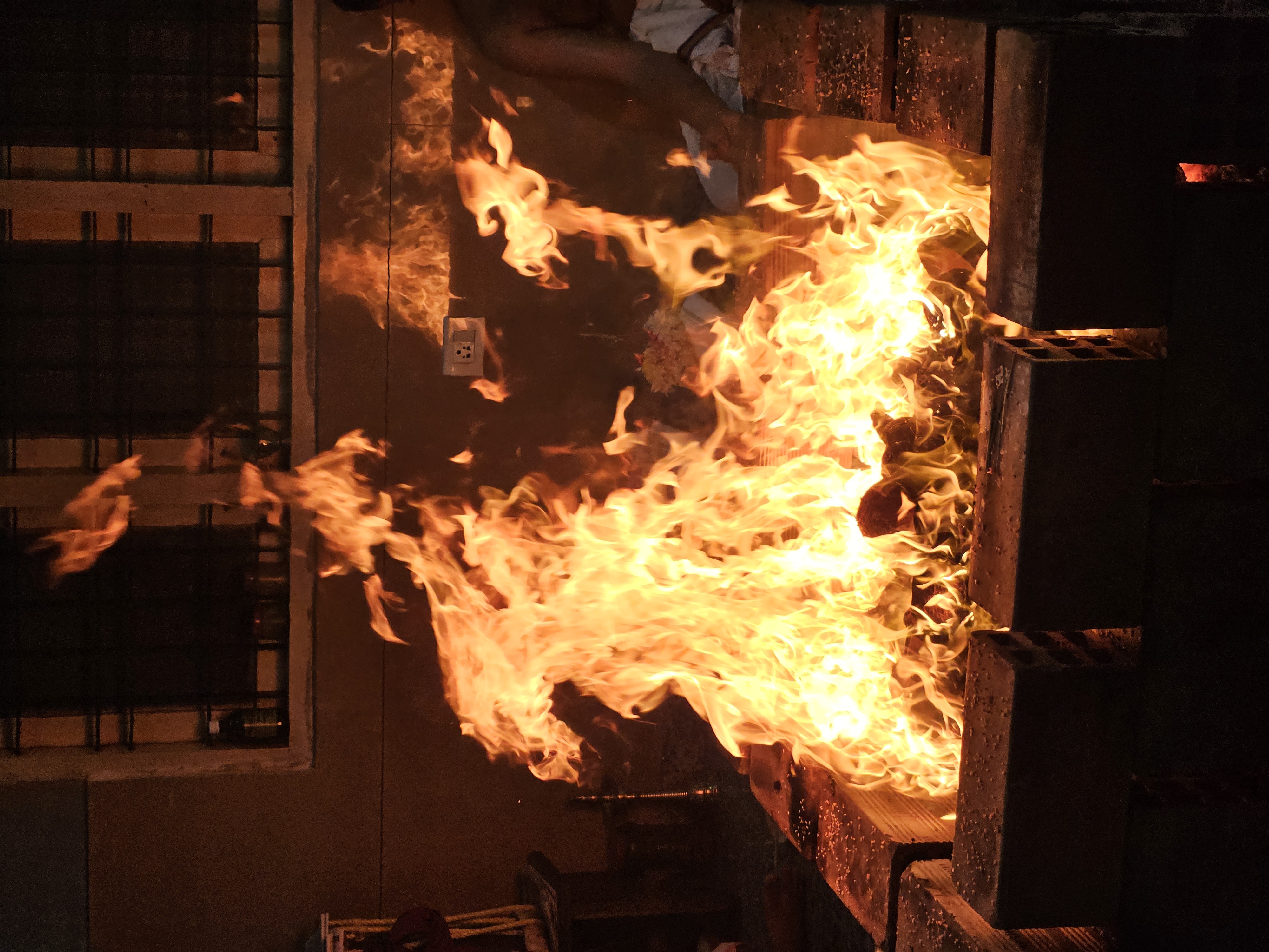 Kerala pooja fire offering