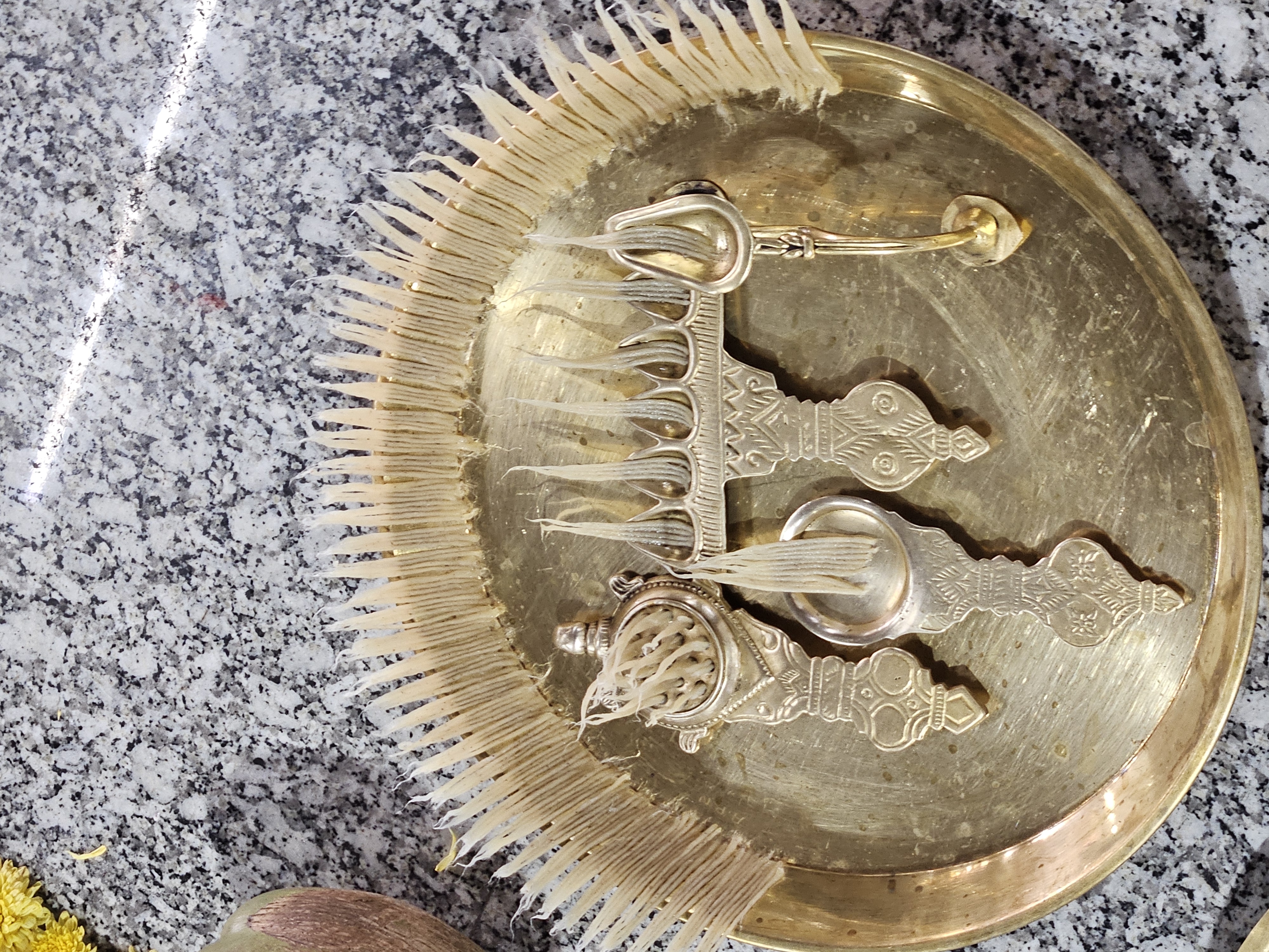 Traditional deepam ceremony